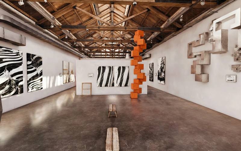 Scanned art gallery